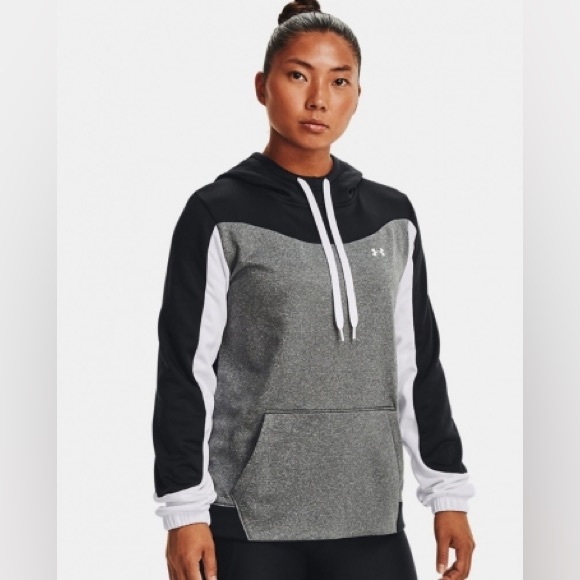 Under Armour Fleece Colorblock Hoodie - Picture 1 of 6